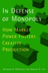 front cover of In Defense of Monopoly