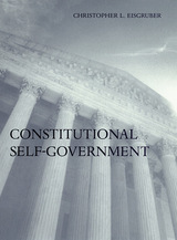 front cover of Constitutional Self-Government