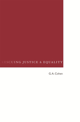 front cover of Rescuing Justice and Equality