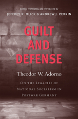 front cover of Guilt and Defense