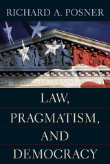 front cover of Law, Pragmatism, and Democracy