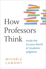 front cover of How Professors Think