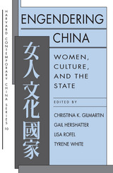 front cover of Engendering China
