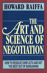 front cover of The Art and Science of Negotiation