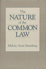 front cover of The Nature of the Common Law