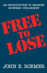 front cover of Free to Lose