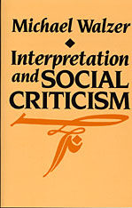 front cover of Interpretation and Social Criticism