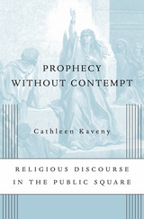 front cover of Prophecy without Contempt