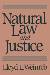 front cover of Natural Law and Justice