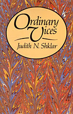 front cover of Ordinary Vices