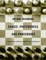 front cover of Choice, Preferences, and Procedures