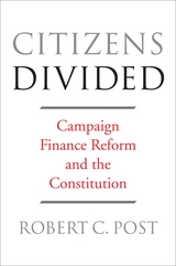 front cover of Citizens Divided