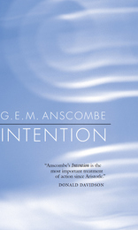 front cover of Intention
