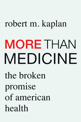 front cover of More than Medicine
