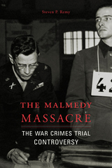 front cover of The Malmedy Massacre