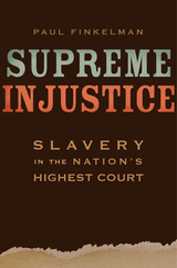 front cover of Supreme Injustice