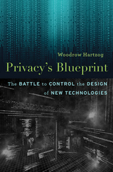 front cover of Privacy’s Blueprint