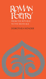 front cover of Roman Poetry