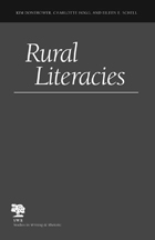 front cover of Rural Literacies