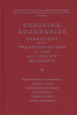 front cover of Crossing Boundaries