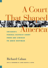 front cover of A Court That Shaped America