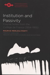 front cover of Institution and Passivity