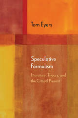 front cover of Speculative Formalism