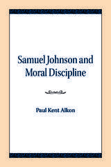 front cover of Samuel Johnson and Moral Discipline