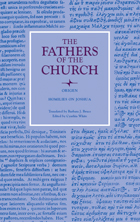front cover of Homilies on Joshua