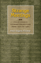 front cover of Strange Meetings