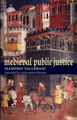 front cover of Medieval Public Justice