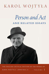front cover of Person and Act and Related Essays