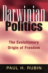 front cover of Darwinian Politics