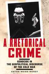 front cover of A Rhetorical Crime