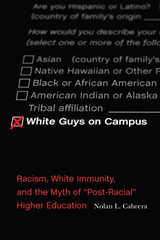 front cover of White Guys on Campus