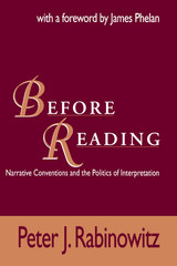 front cover of BEFORE READING