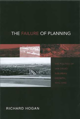 front cover of FAILURE OF PLANNING