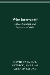 front cover of WHO INTERVENES?