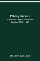 front cover of POLICING THE CITY