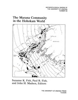 front cover of The Marana Community in the Hohokam World