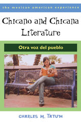 front cover of Chicano and Chicana Literature
