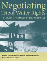 front cover of Negotiating Tribal Water Rights