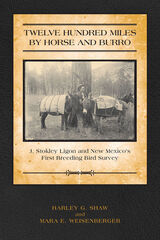 front cover of Twelve Hundred Miles by Horse and Burro