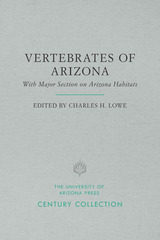 front cover of The Vertebrates of Arizona