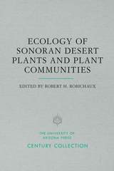 front cover of Ecology of Sonoran Desert Plants and Plant Communities