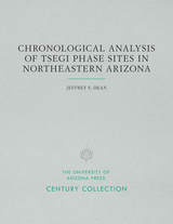 front cover of Chronological Analysis of Tsegi Phase Sites in Northeastern Arizona