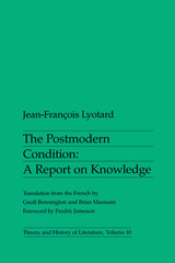 front cover of The Postmodern Condition