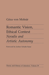 front cover of Romantic Vision, Ethical Context