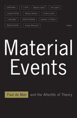 front cover of Material Events
