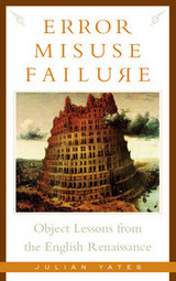 front cover of Error, Misuse, Failure